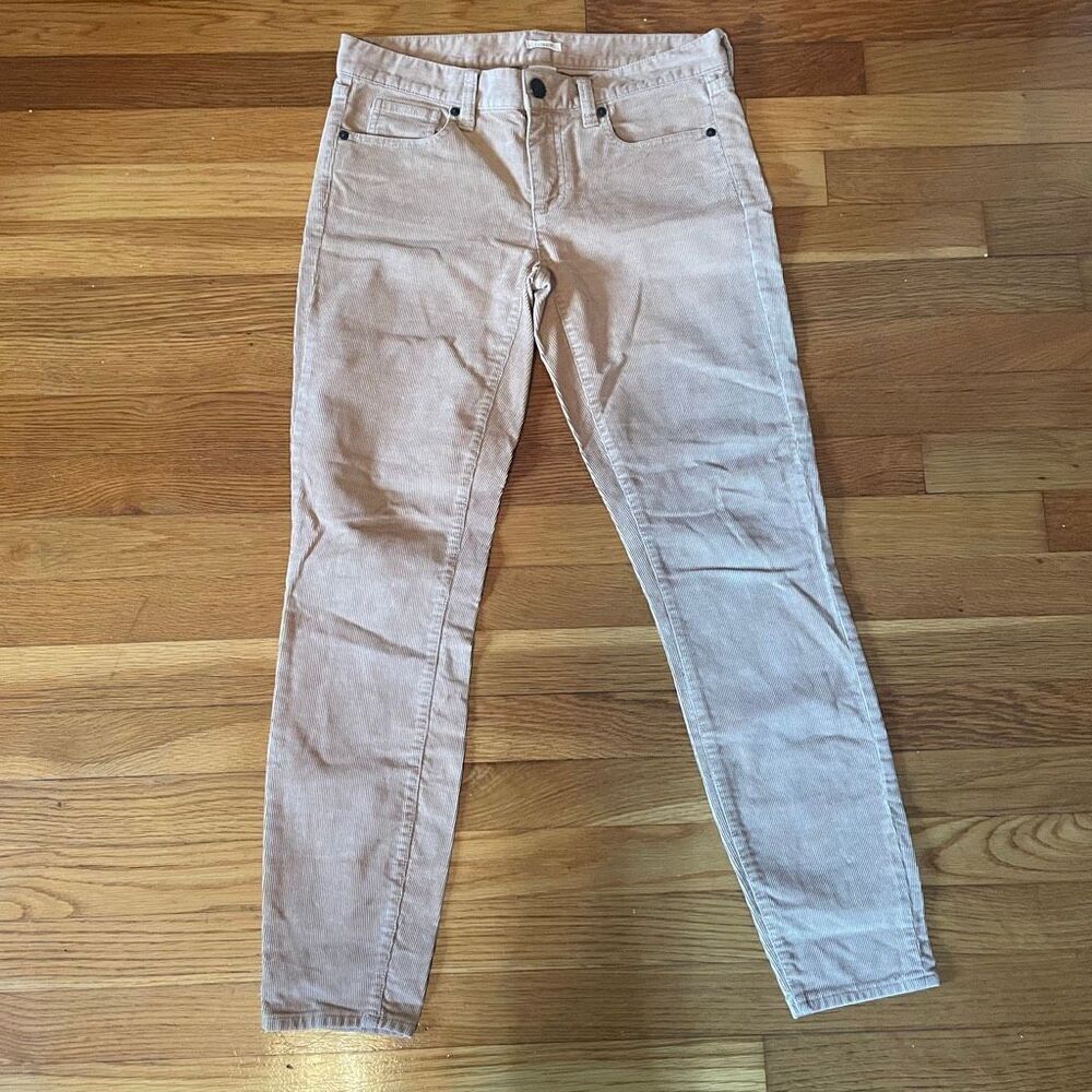 J CREW | tan corduroy toothpick pants 26